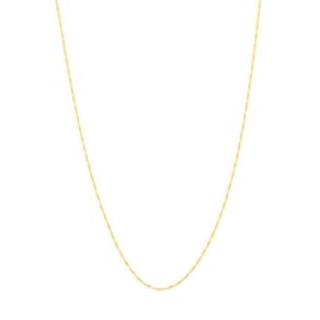 Cordão rommanel folheado a ouro 18k corrente fina 50cm