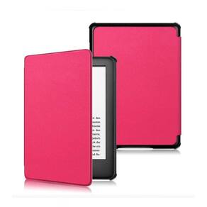 Capa case couro sintético magnética auto sleep kindle