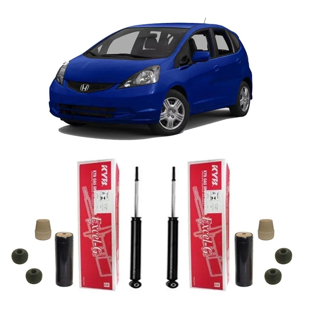 Par amortecedor + batente coifa traseiro fit 2009 2010 2011