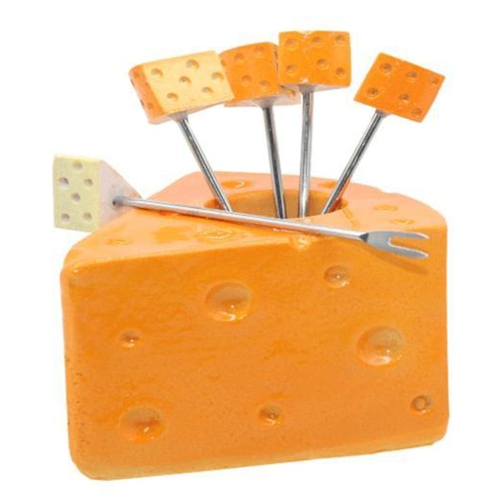 Paliteiro ceramica queijo com 5 pegadores petisco churrasco