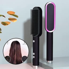 Escova 3 Em 1 Secadora Alisa Cabelo Turbo Plus 110/220V
