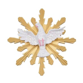Divino Espirito Santo Resina Decoração Religioso 20Cm