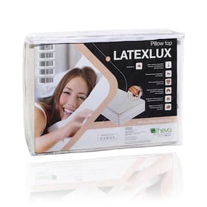 Pillow top latexlux látex natural casal queen 158x198x2,5 cm