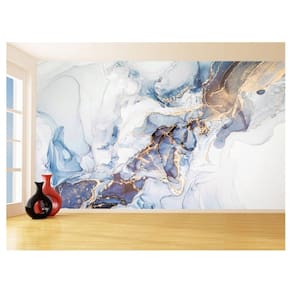 Papel De Parede 3D Estilo Marmore Tintas Cores 3,5M Mbr181