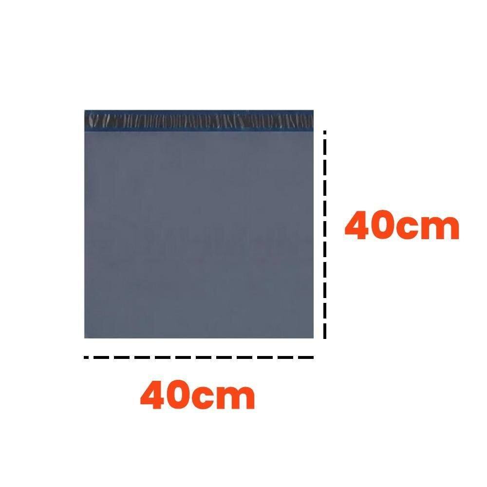 Embalagem de segurança 40x40 cinza/eco 1000 un