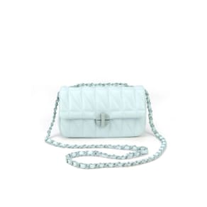 Bolsa Transversal Gash Matelasse Azul 23x15x6cm