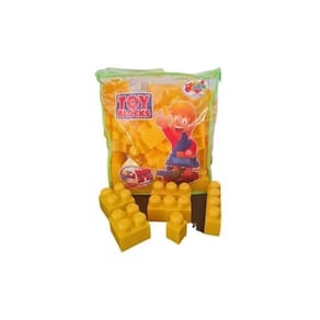 Blocos de construção Mega Blocks Fab Chilena 50 peças - Amarelo