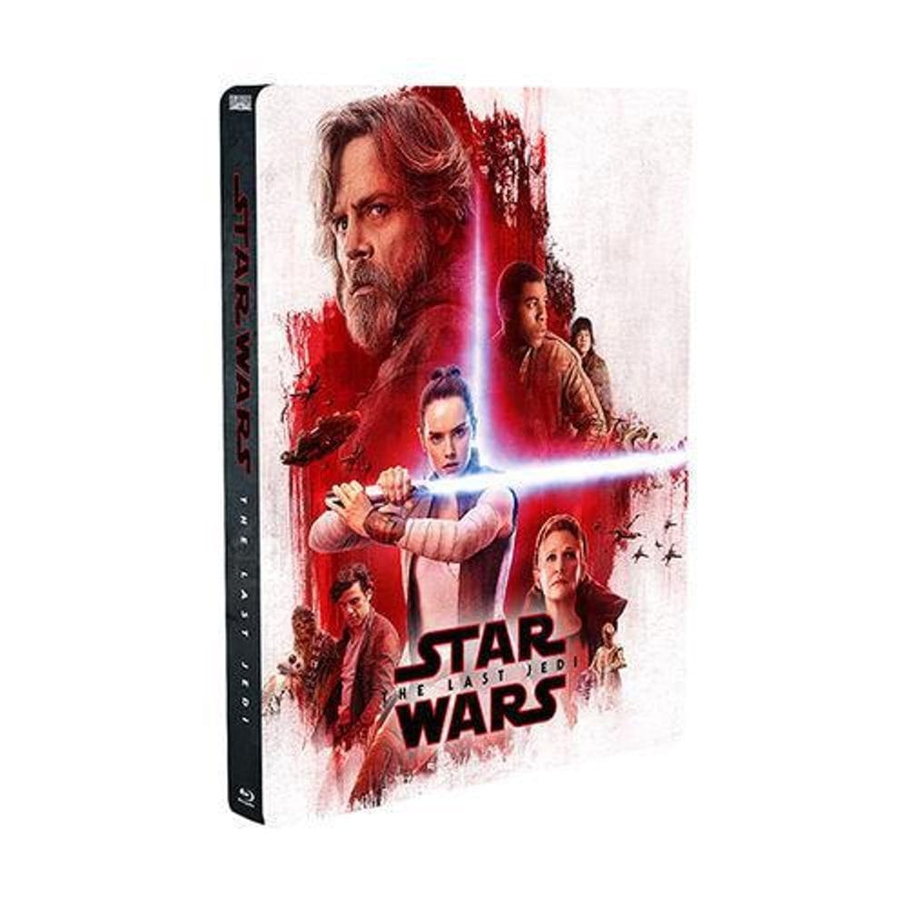 Steelbook blu-ray + blu-ray 3d - star wars: os últimos jedi