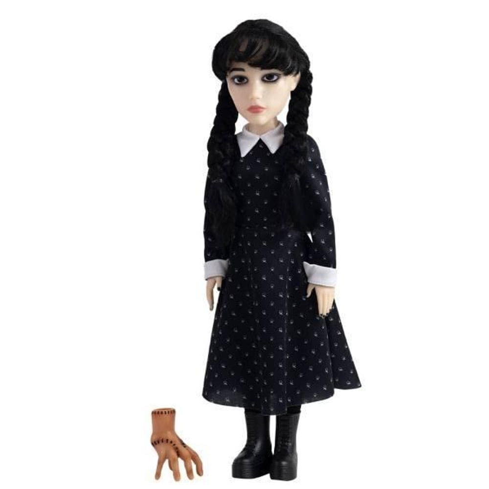 Boneca wandinha addams e mãozinha baby brink