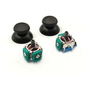Kit 2 botões 3d direcional +2 botões analógicos controle ps4