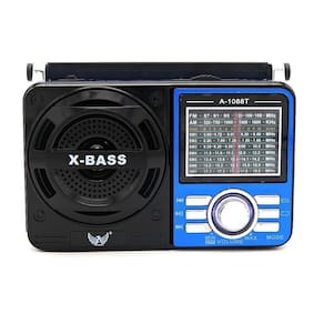 Rádio portátil altomex a-1088 fm/am/sw1-7 azul