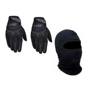 Luva x11 win fit touch screen + capuz balaclava tamanho gg