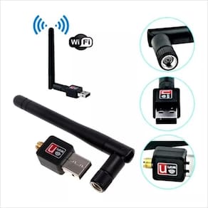 Adaptador wifi usb 1200mbps + antena 1200 mbps