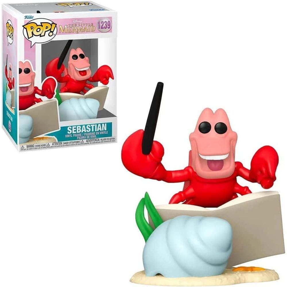 Boneco funko pop disney -sebastian - exclusivo ee 1239