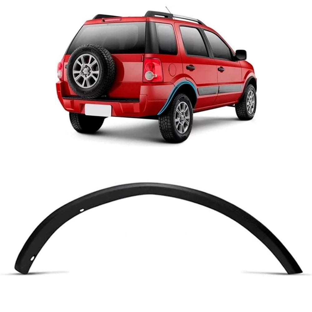 Alargador paralama traseiro ecosport 03 a 11 longa esquerdo