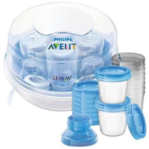 Esterilizador + Kit Copos Para Armazenamento - Avent