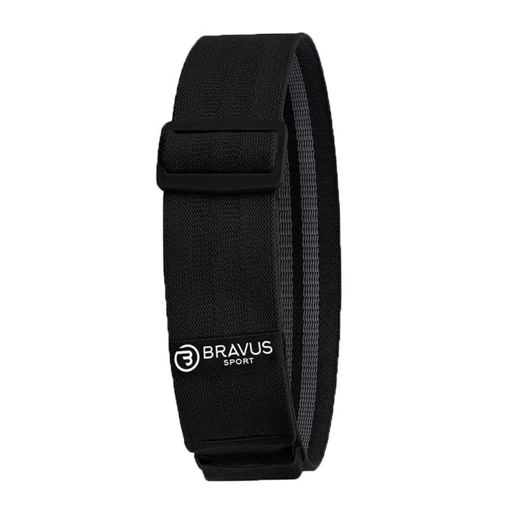 Hip mini band super extra forte preta ajustável premium bravus