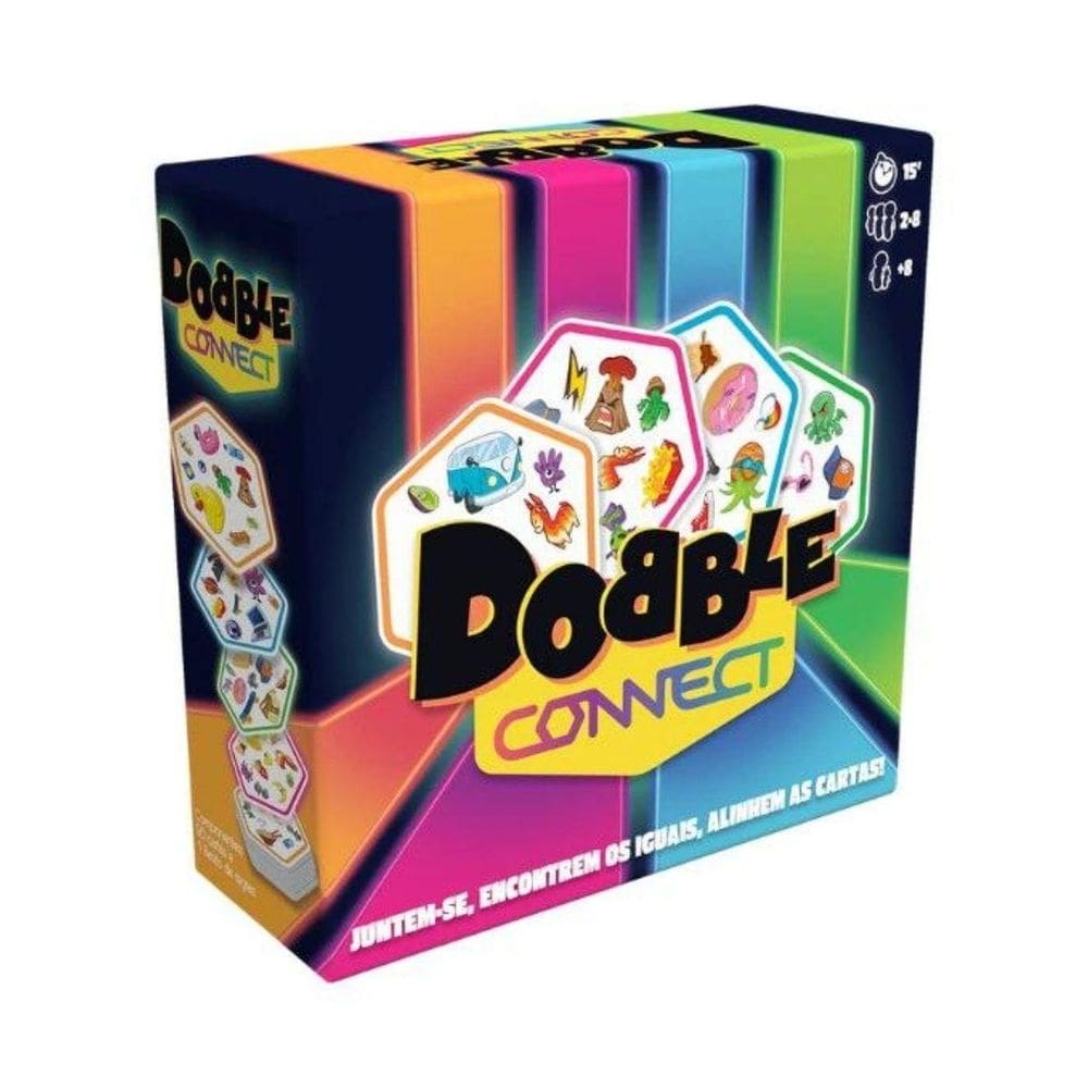 Jogo De Cartas Card Game Conecte Os Iguais Dobble Connect