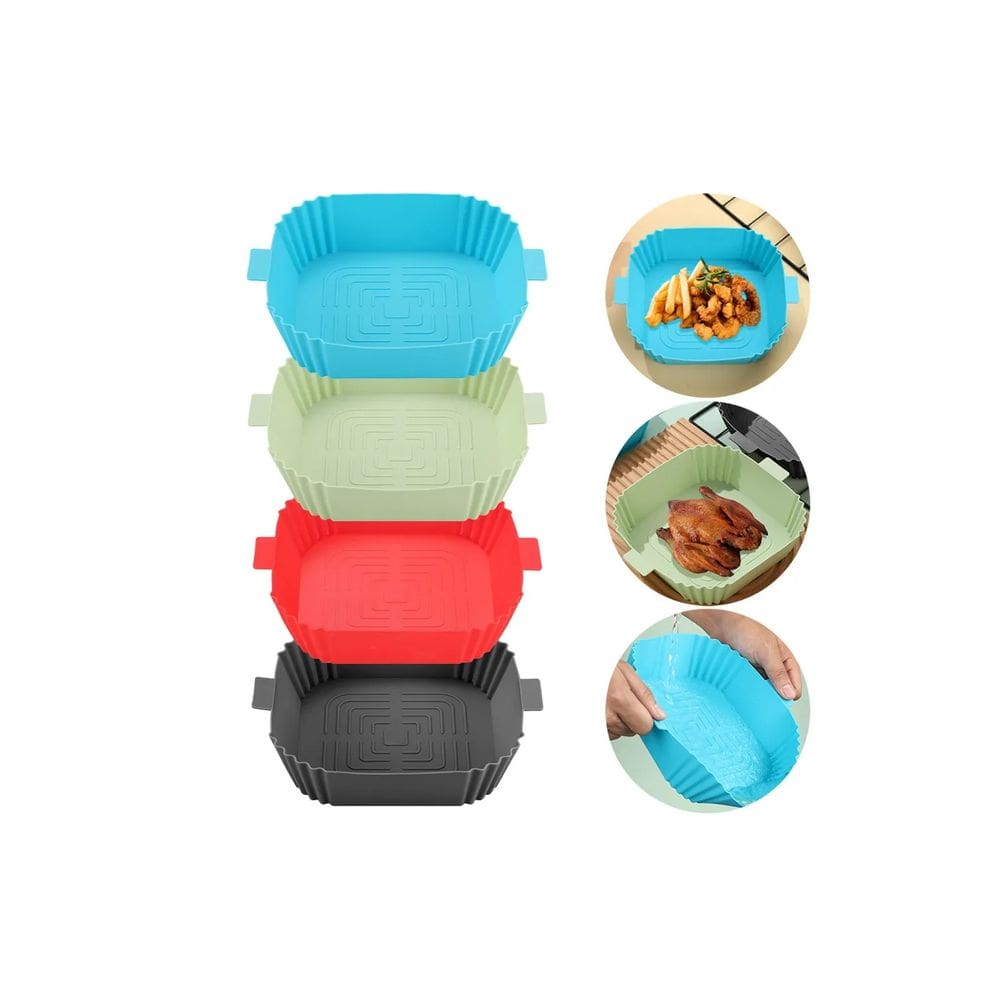 Molde de bandeja de silicone para fritadeira