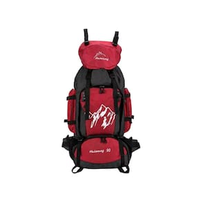 Mochila de acampamento para viagens ao ar livre 90L à prova d`água