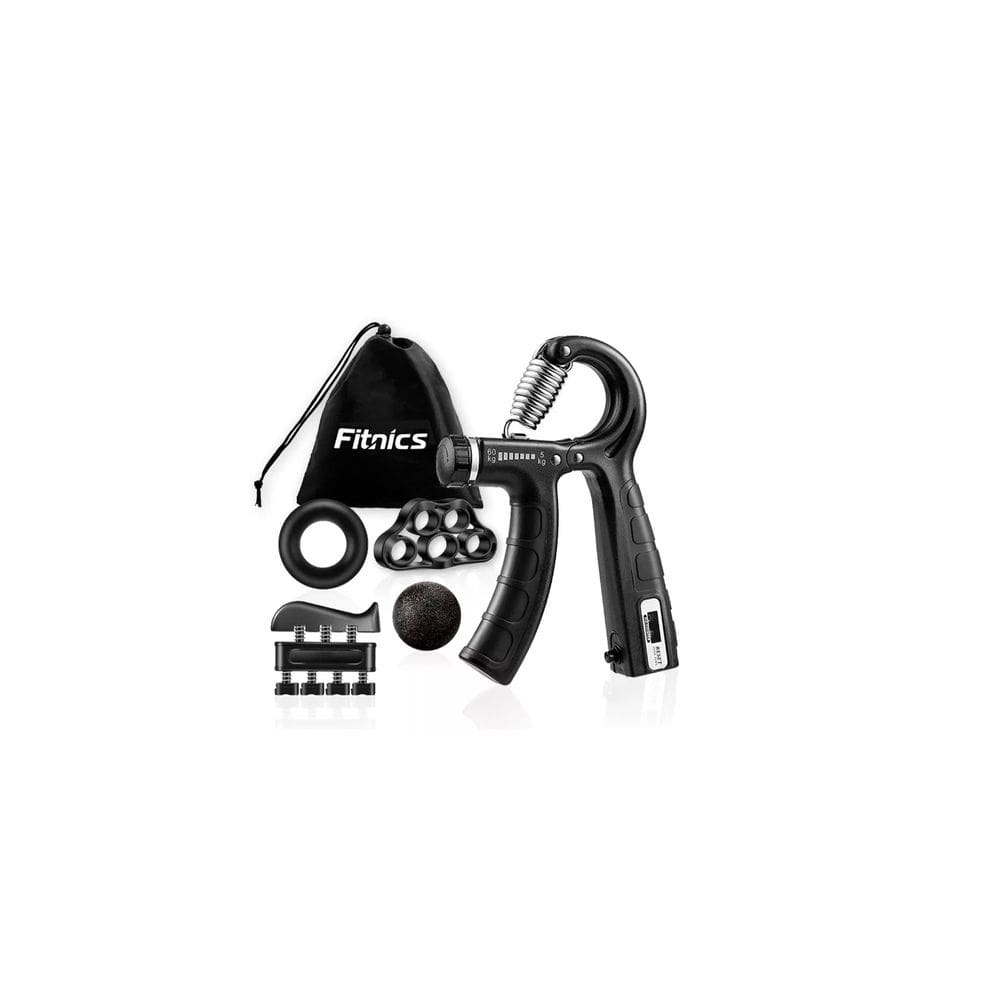 Conjunto de aperto de mão Fitnics para exercícios para mãos e antebraços de 10 a 60 kg