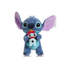 Pelucia Stitch Com Xepa Scrump Disney 25Cm