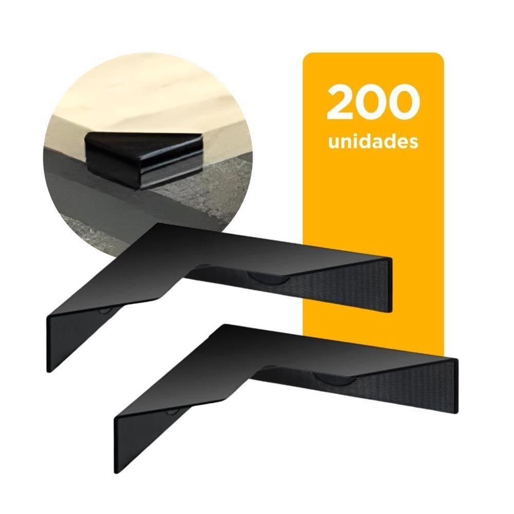 Cantoneira de proteção 70x70mm - kit 100 unidades