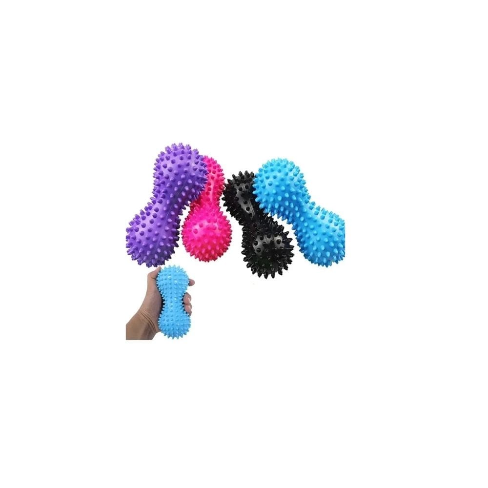 Bolas de massagem Double Hedgehog para Pilates, pés, mãos e corpo