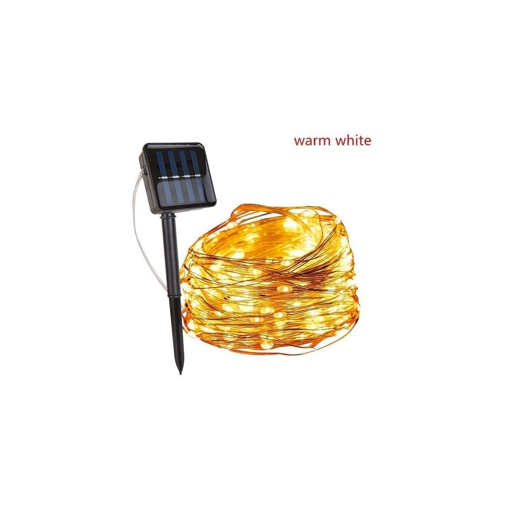 Guirlanda de casamento Wire Fairy 200 LED de 20 m com energia solar