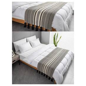Peça Kilim para quarto, cor preta, 180 x 60 cm - Genérica