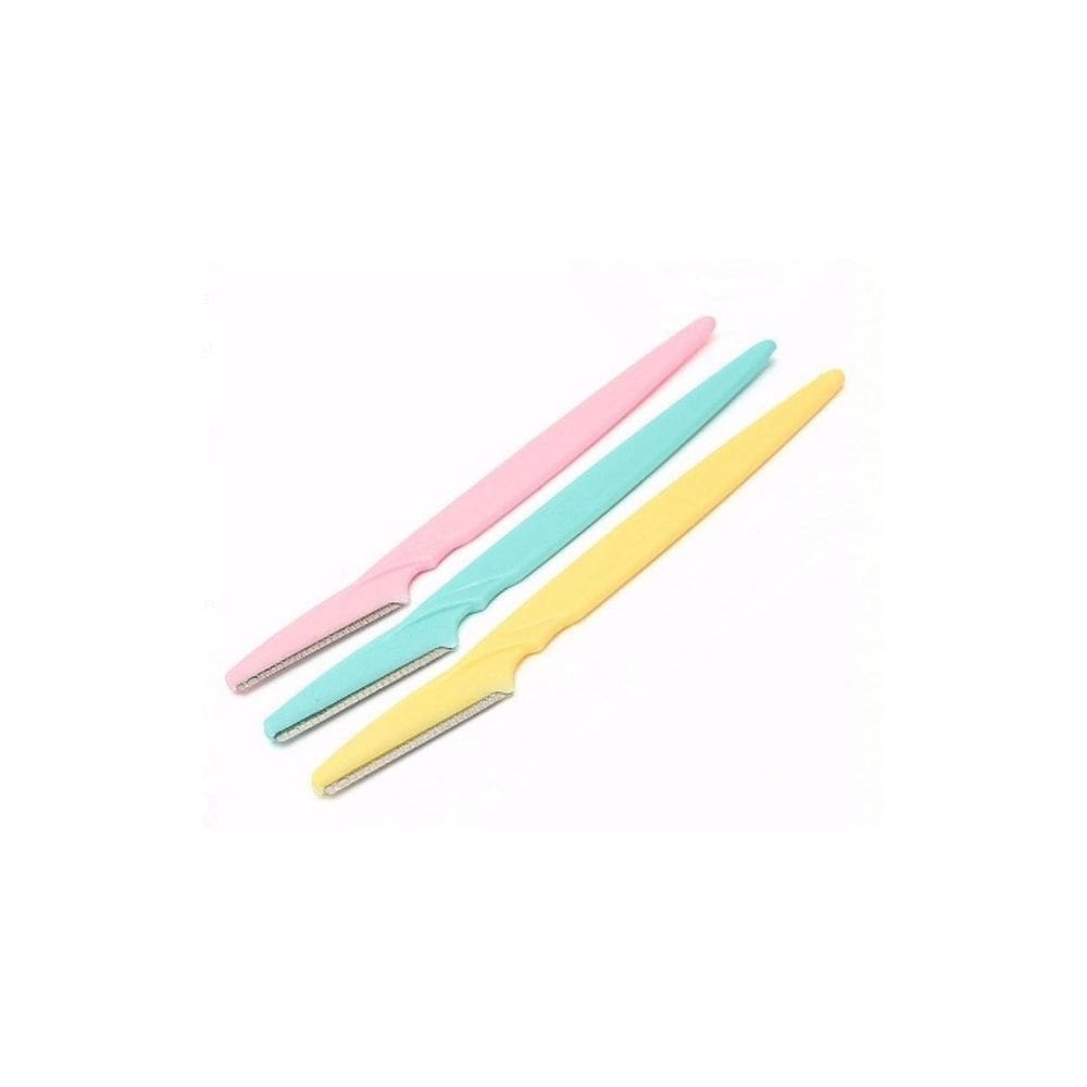 Pacote de 3 lâminas de barbear para sobrancelhas