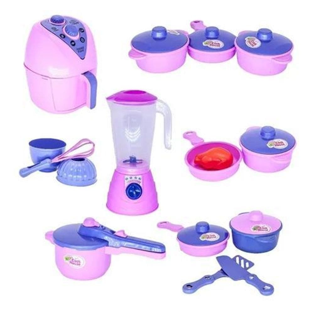 Brinquedo cozinha infantil menina panelinhas 16 peças