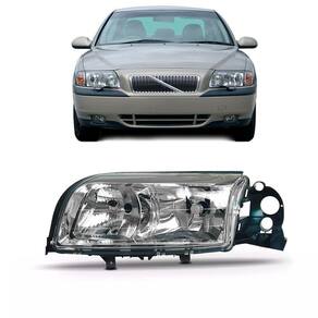 Volvo s80 1999 a 2003 farol principal modelo