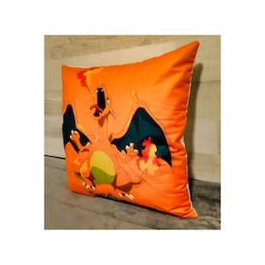 Almofada de pelúcia Charizard 45x45 cm com capa extra macia