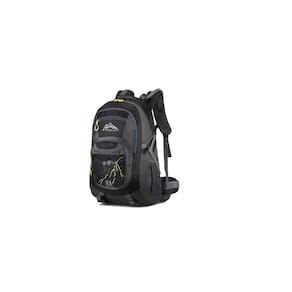Mochila de acampamento Trekking 50L impermeável azul