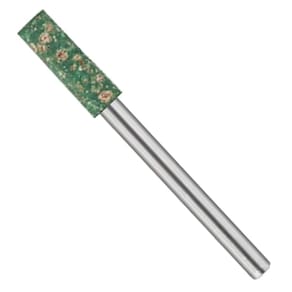 Ponta Montada Cilíndrica 4Mm Borracha Gergelim Haste 3Mm