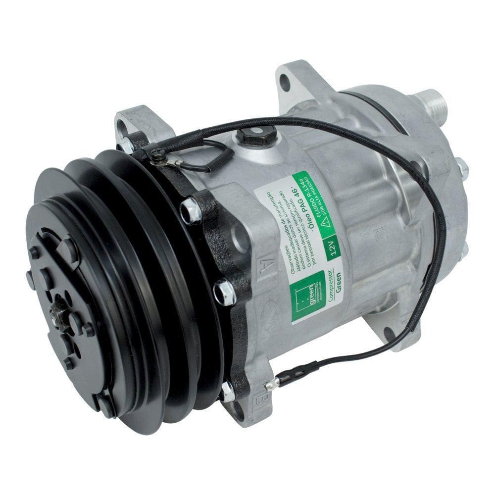 Compressor de ar universal 7h15 2v 12v horizontal 8 fix grn