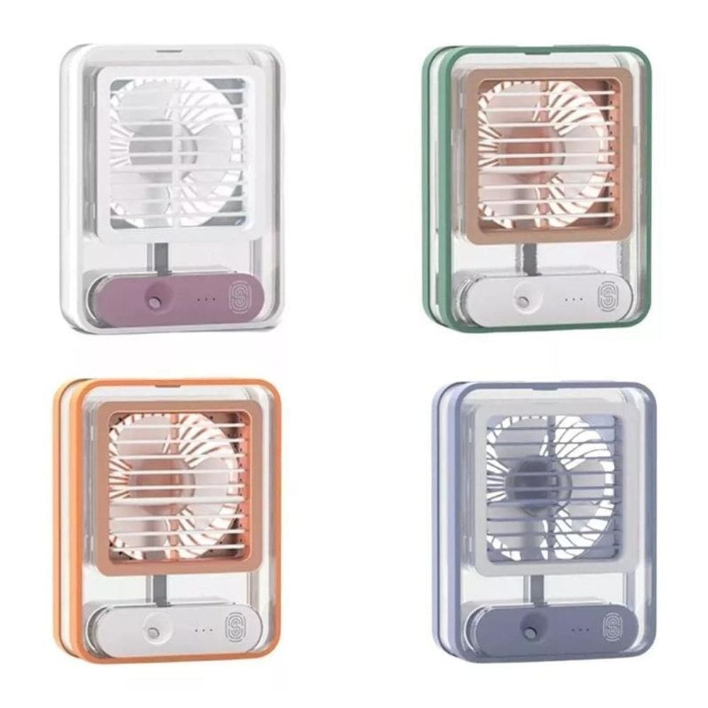 Climatizador Mini Ventilador Umidificador Portátil