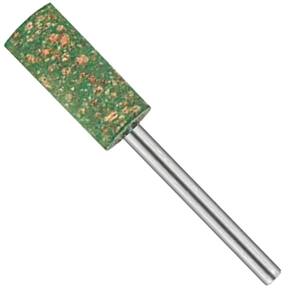 Ponta Montada Cilíndrica 8Mm Borracha Gergelim Haste 3Mm