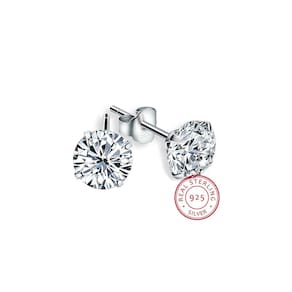 Brincos austríacos Swarovski Crystal Hoops 925 Silver Nut