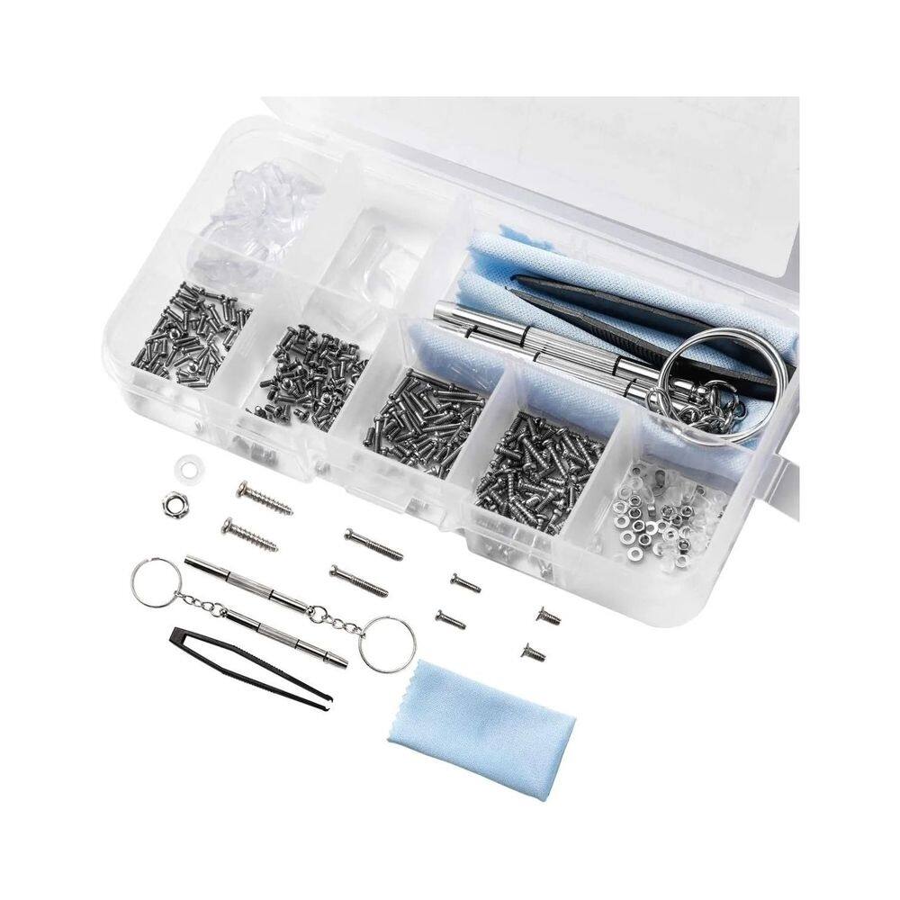 Kit de ferramentas para manutenção e reparo de óculos
