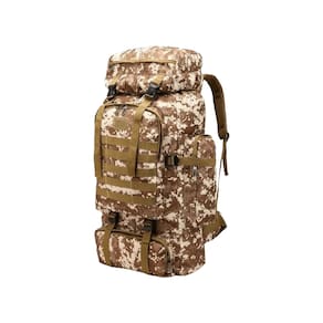 Mochila Pixelated Bro 80L para acampamento, trekking e caminhada