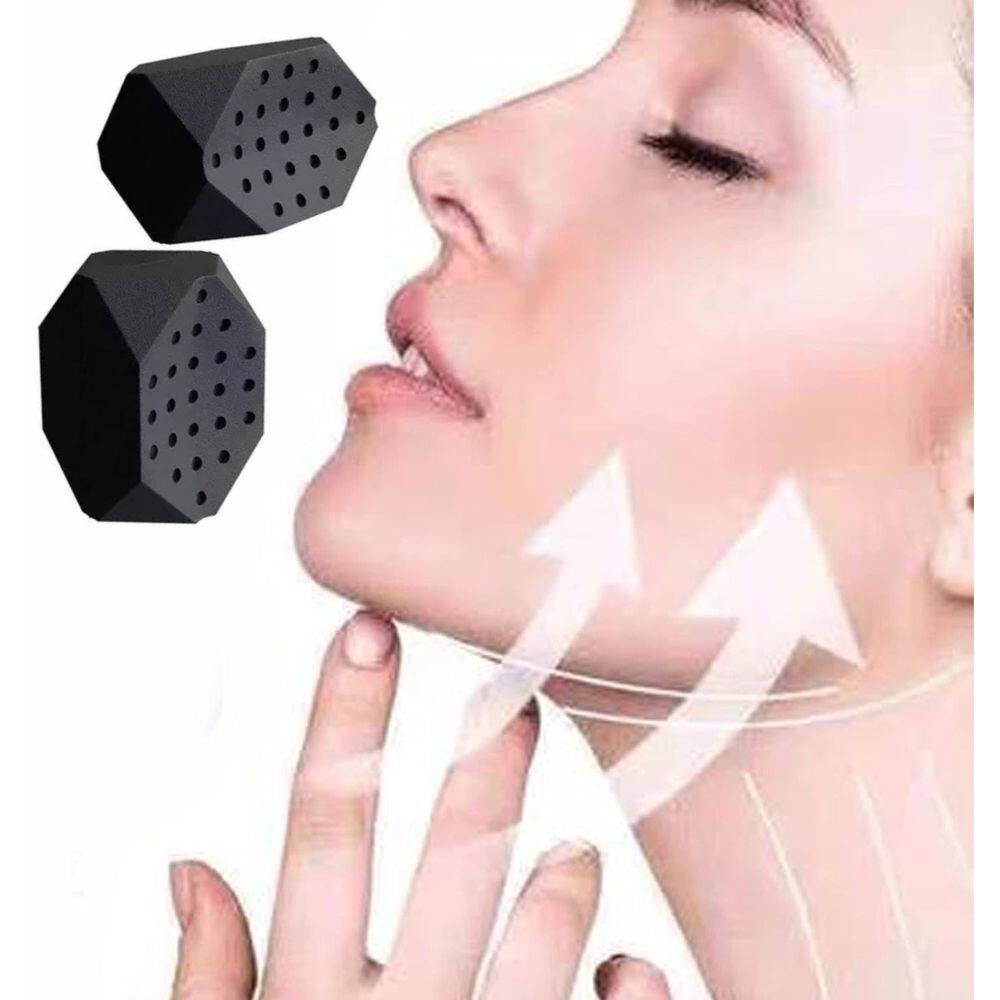 Aparelho de treinamento muscular facial mandibular preto de 50 libras