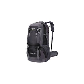 Mochila Camping Outdoor Trekking 60L preta