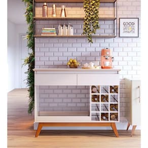 Aparador para Sala Ambiente Classic AD Off White - Imcal