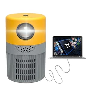 Mini projetor yt400 conexão chorme cast notebook fire stick