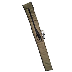 Capa de vara de pesca acolchoada 140 cm verde