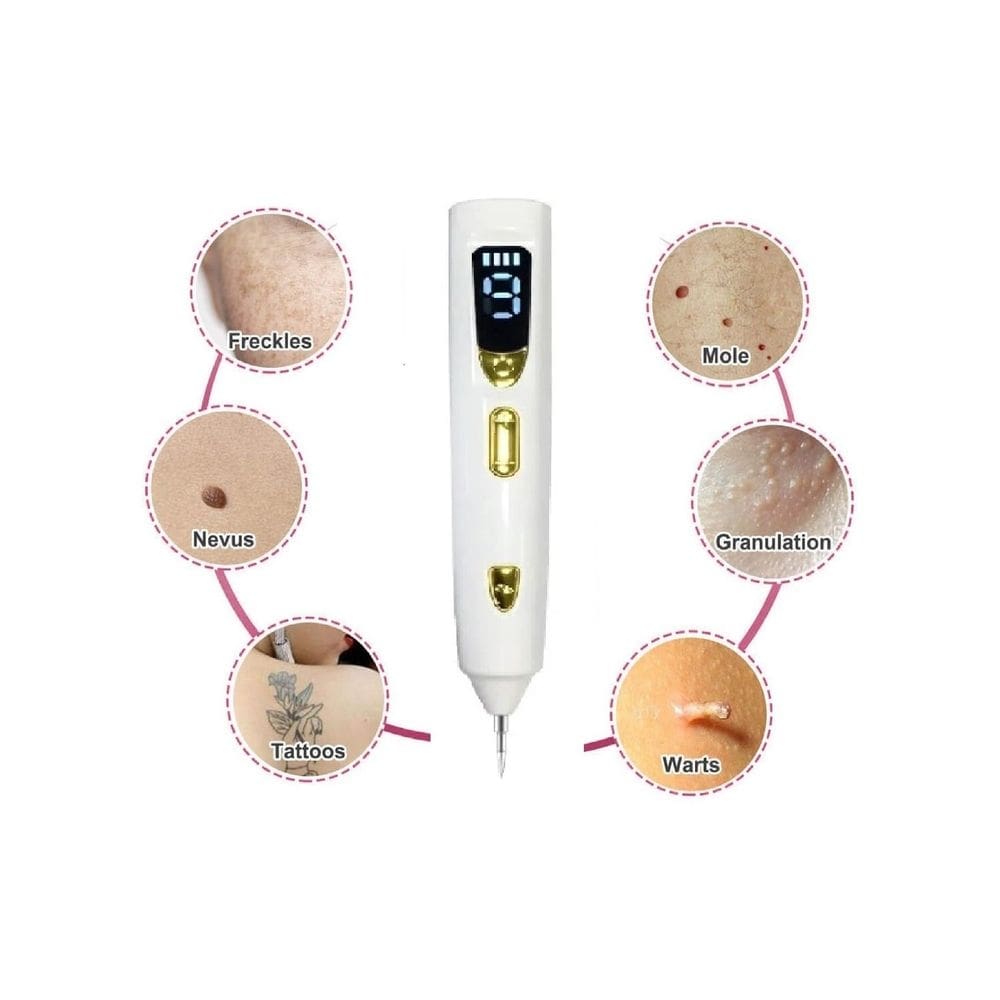 Caneta removedora de verrugas Mole Plasmapen 9 Powers Recarregável
