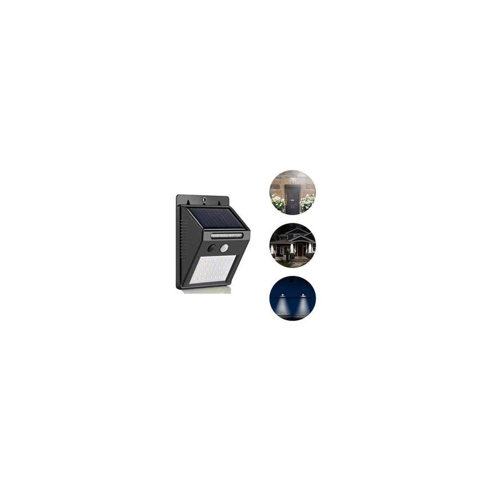 Lâmpada de parede Solar Spotlight 20 LED com sensor