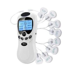 Eletroestimulador TENS Massager 8 canais 8 modos +8 patches